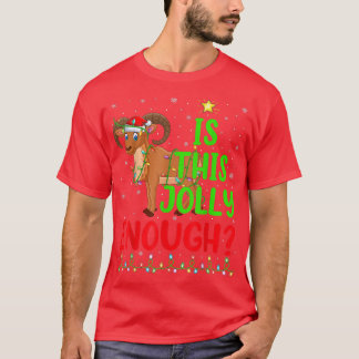 Camiseta Funny Xmas Tree Is This Jolly Enough MountainGoat