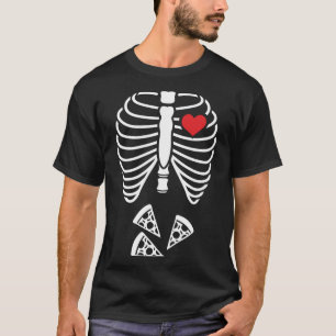 Camiseta Funny Xray Easy Halloween Costube Cage Skeleto
