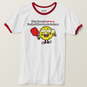 Camiseta Funny Yellow Pickleball Vanilla Soft Serve