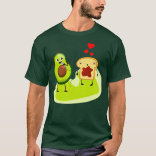Camiseta Funny youx27re el aguacate a mis valentinas tostad