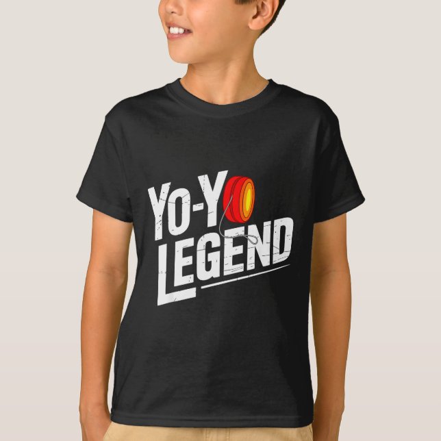 Camiseta Funny Yoyo Player Legend Yo-yo Performer  (Anverso)