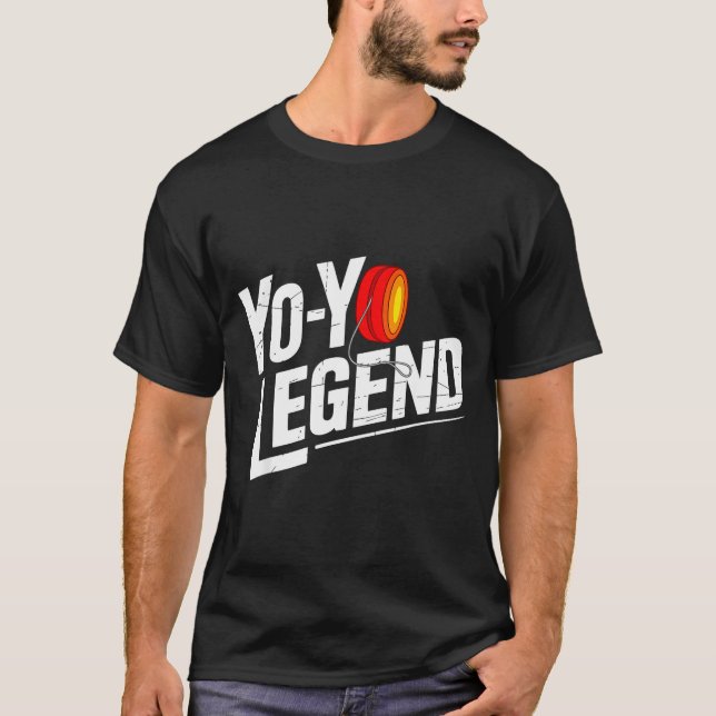 Camiseta Funny Yoyo Player Legend Yo-yo Performer  (Anverso)
