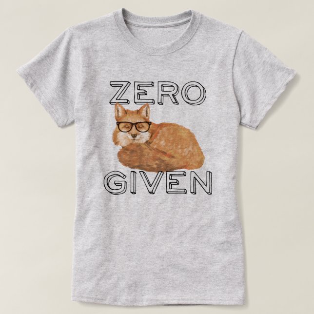 Camiseta Funny Zero Fox Given (Diseño del anverso)