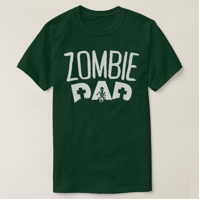 Camiseta Funny Zombie Dad  (Diseño del anverso)