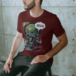 Camiseta Funny Zombie Personalizada Name Tee Guay Comic boo