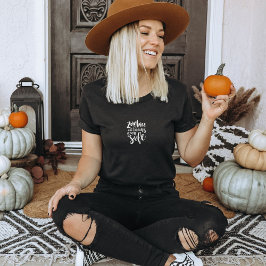 Camiseta Funny Zombies Halloween Autumn Quote