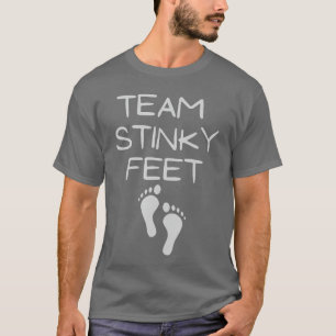 Camiseta Funnyeam Pies Sudorosos Huella Descalzo Pie 