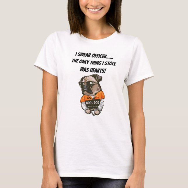 Camiseta FunnyPugTShirt - (Anverso)