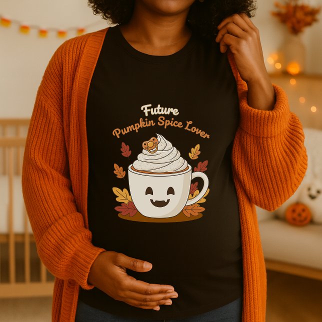 Camiseta Funy Maternity Halloween Cosy Fall Pregúntes (Subido por el creador)