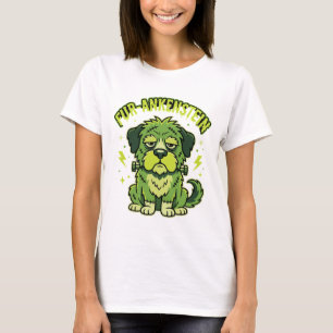 Camiseta Fur-Ankenstein Divertido Perro de Frankenstein Hal