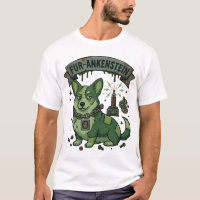 Fur Ankenstein Halloween Verde Corgi Perro Tesla C