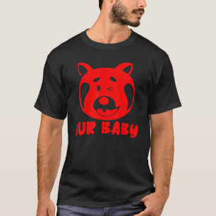 Camiseta Fur Baby Panda Power Red Panda