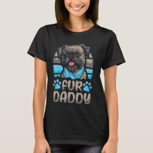 Camiseta Fur Daddy Padre Brussels Griffon - Perro Mascota d
