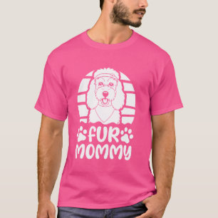 Camiseta Fur Mamá - Mascota de la raza Golden Doodle Mamá P
