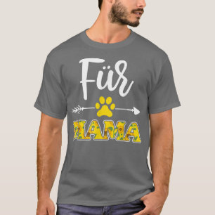 Camiseta Fur Mama Pet Ama El Girasol Para Mujeres Y Madres