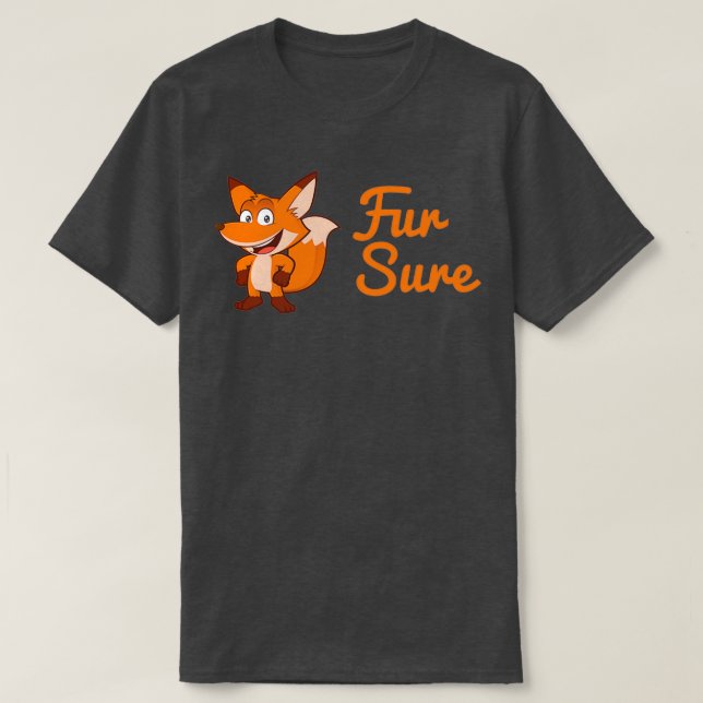 Camiseta Fur Sure (Diseño del anverso)