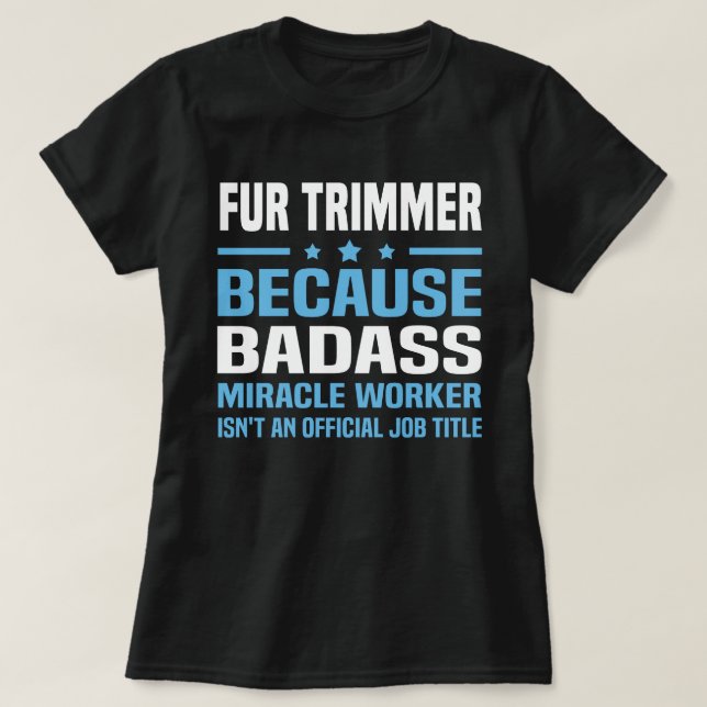 Camiseta Fur Trimmer (Diseño del anverso)