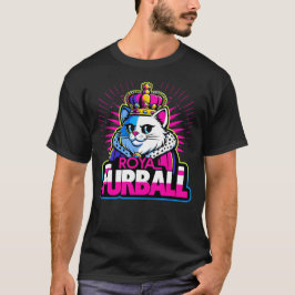 Camiseta Furball real - Gato fantástico con corona