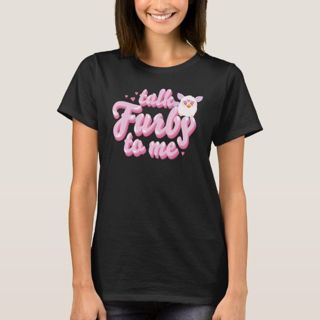 Camiseta Furby Talk Furby Me (Anverso)