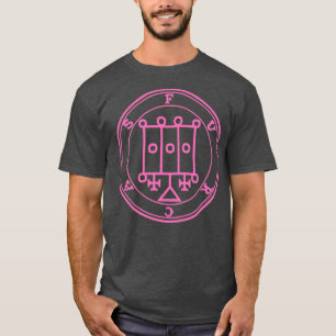 Camiseta Furcas Sigil enseña astrología y rosado retórico