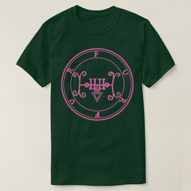 Camiseta Furfur Sigil enseña rosa secreto (Diseño del anverso)