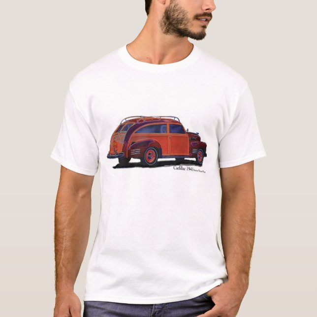 Camiseta Furgoneta 1941/Woody de Cadillac (Anverso)
