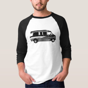 Camiseta furgoneta del estilo 80s