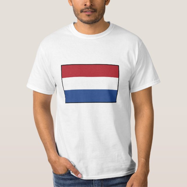 Camiseta Furgoneta Nederland - bandera de Vlag de los (Anverso)