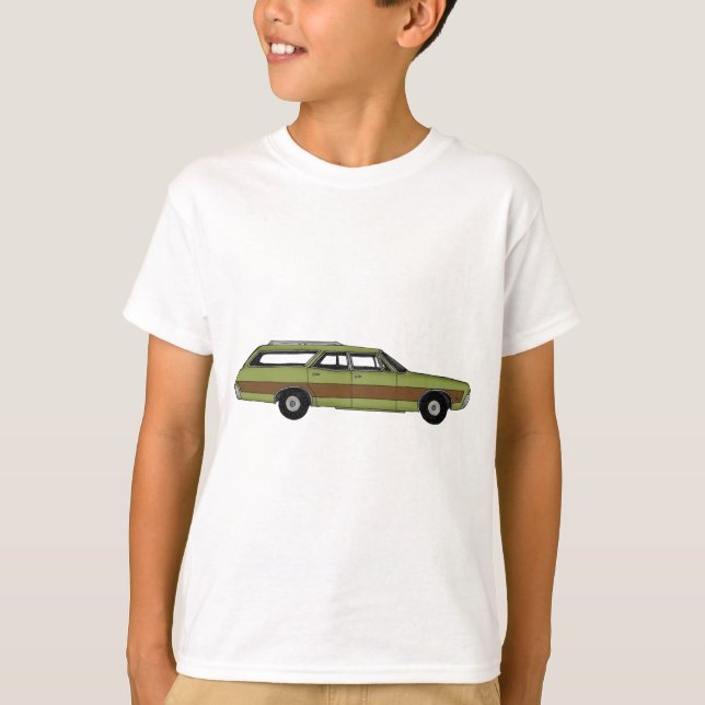 Camiseta furgoneta retra (Anverso)