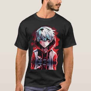 Camiseta Furia Anime: Diseño de Joven Enojado