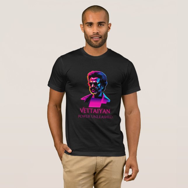 Camiseta Furia de Vettaiyan: ¡gobierna la pantalla! (Anverso completo)