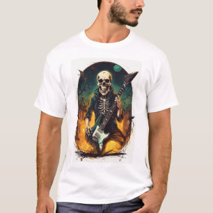 Camiseta Furia del rock rabioso: Tamiseta de guitarra eléct