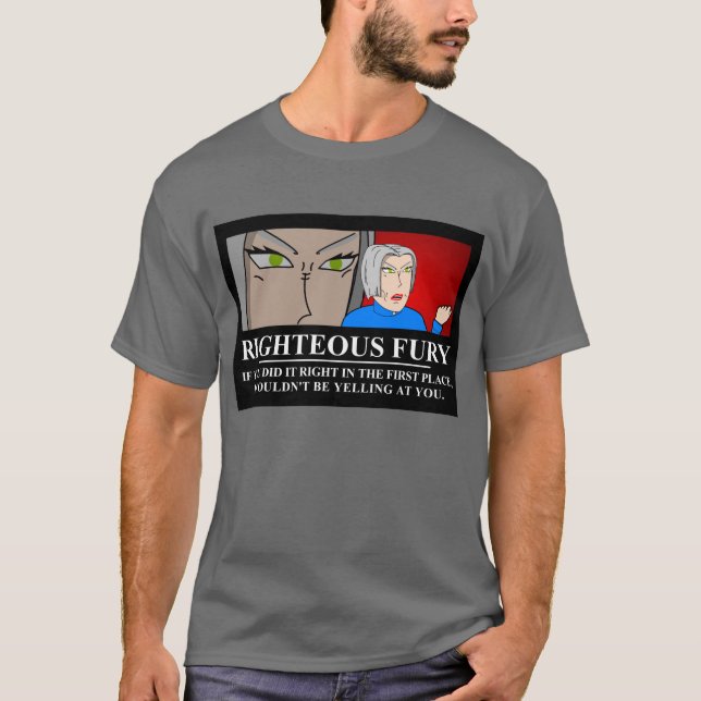 Camiseta Furia honrada Demotivator (Anverso)