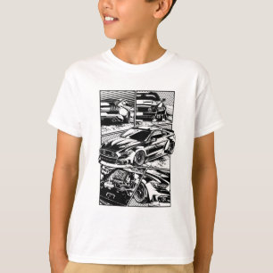 CAMISETA FURIA MUSCULAR BLANCA Y NEGRA