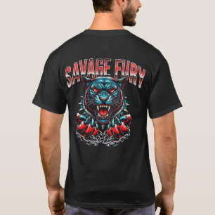 Camiseta Furia Salvaje – Diseño Gráfico de Ropa Callejera d