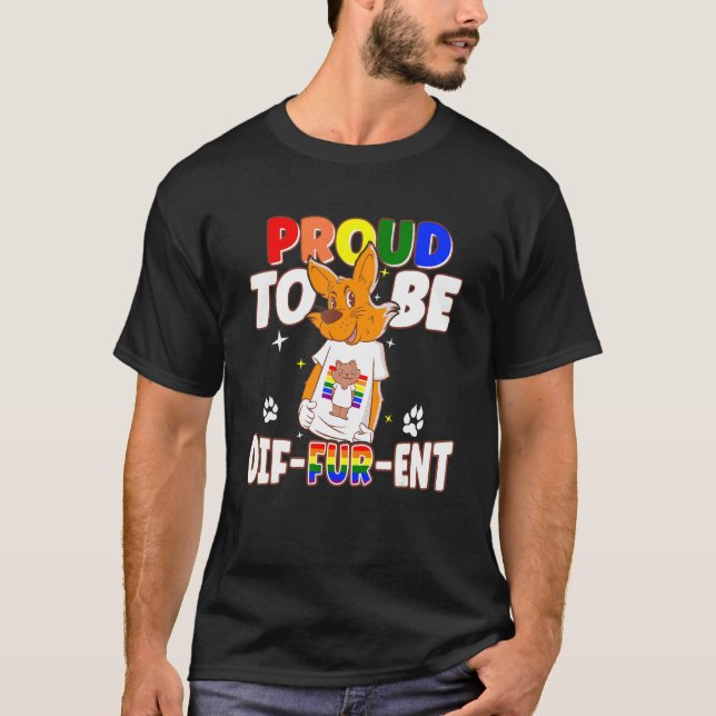 Camiseta Furias Gays Orgullosas De Ser Un Traje Diferente F (Anverso)