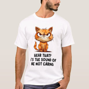 Camiseta Furioso Meme De Estrés Gracioso De Gato Para El Ga