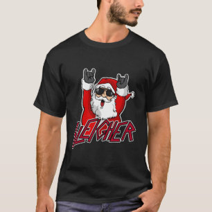 Camiseta Furioso Navidades Metalizado de Santa Claus Funny