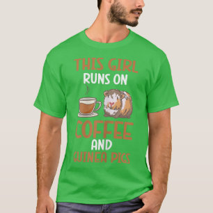 Camiseta Furioso Papa Este Chica Corre En Café Y Guinea P