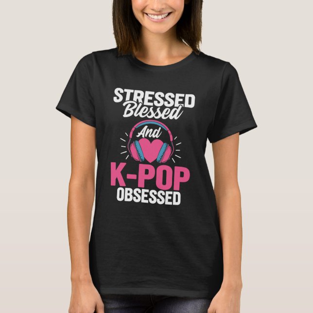 Camiseta Furioso Y Obsesionado Del K-pop (Anverso)