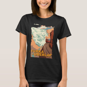 Camiseta Furka-Oberlap Viaje en Tren por los Alpes Suizos