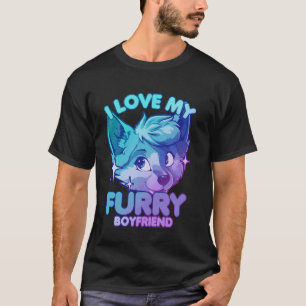 Camiseta Furries Novio Furry Cosplay Fursuit