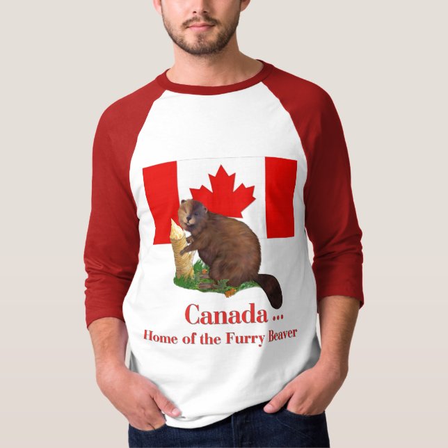 Camiseta Furry Beaver (Anverso)