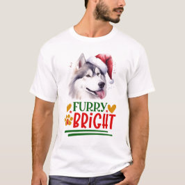Camiseta Furry & Bright Husky
