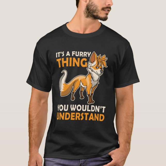 Camiseta Furry Fandom - Furries Fursona Fursuit (Anverso)