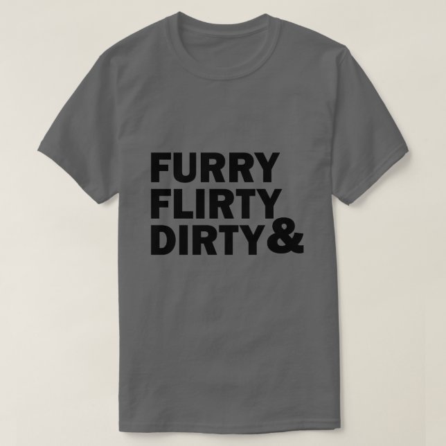 CAMISETA FURRY FLIRTY Y SUERY (Diseño del anverso)