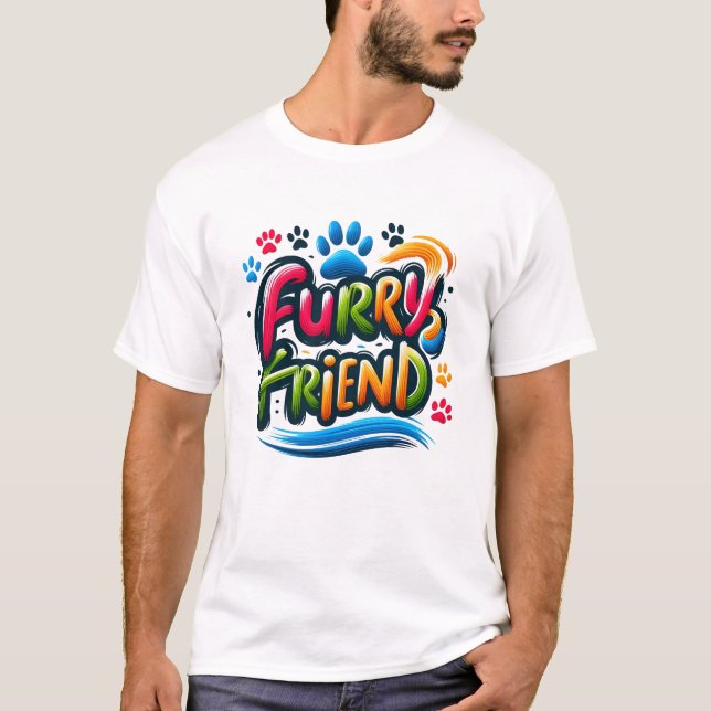 Camiseta Furry Friend D1 (Anverso)