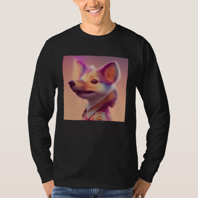 Camiseta Furry Fuzzy Sneaky Squirrel Ferret Animal Peach Go (Anverso)