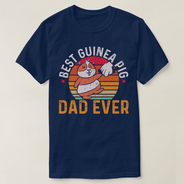 Camiseta Furry Potato Boys Best Guinea Pig Dad Ever Premium (Diseño del anverso)