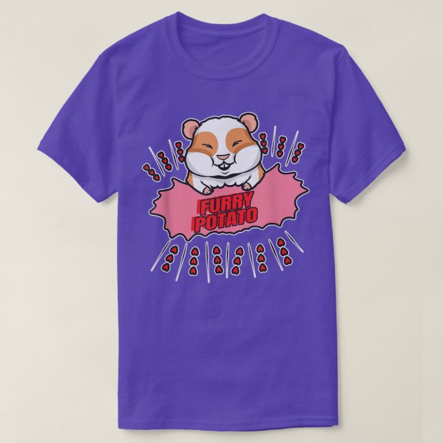 Camiseta Furry Potato - Funny Guinea Pig  (Diseño del anverso)